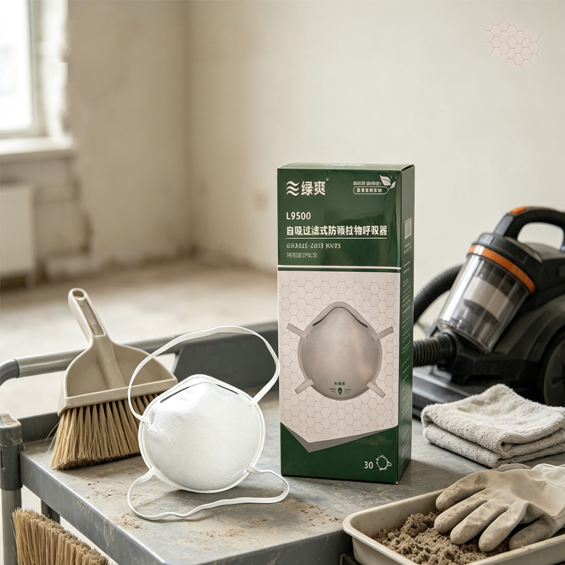 Kn95 Respirator Mask - KN95 Bardak Tipi Başa Monte Maske