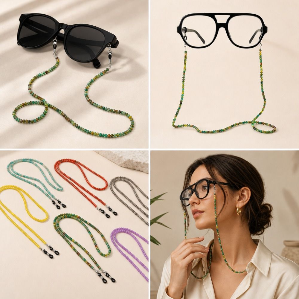 Hafif Renkli Cam Gözlük Zincir - Mask Lanyard Adjustable incelemesi ve fiyatı