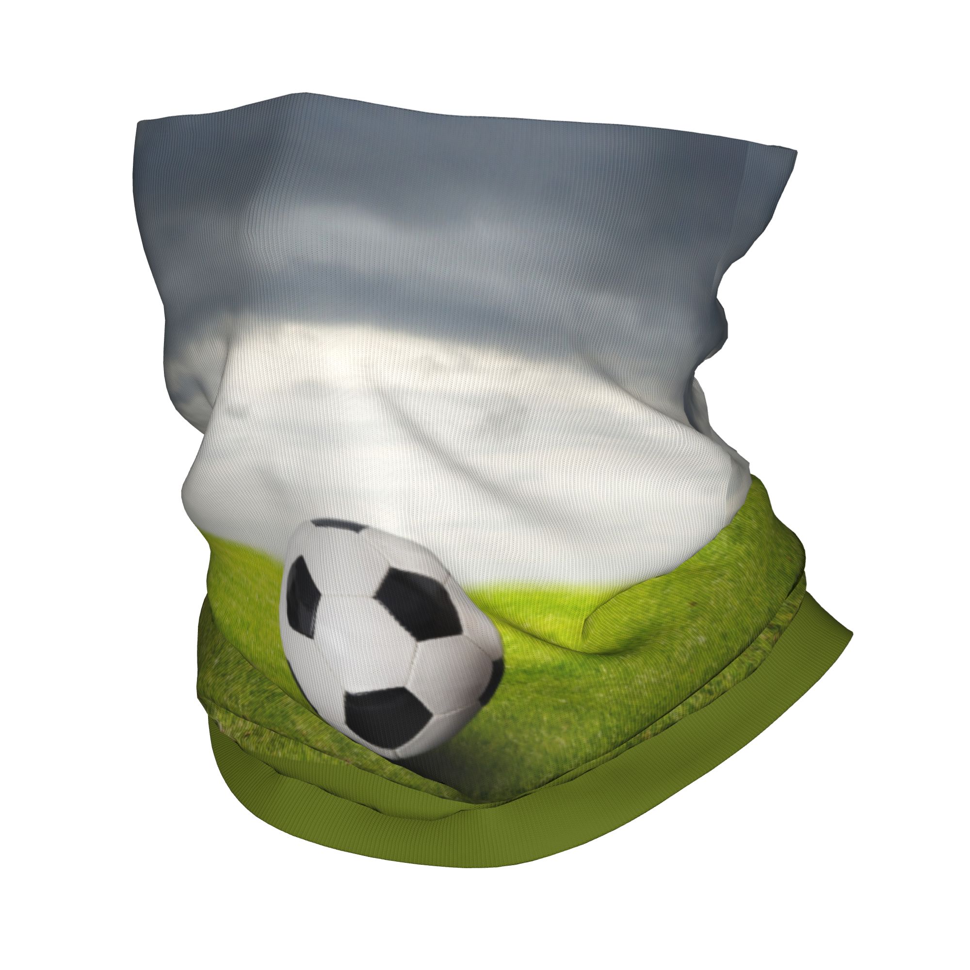 Özel futbol topu çim üzerinde  - Neck Gaiter Face Cover incelemesi ve fiyatı