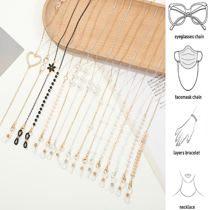 Kadınlar için 2022 Moda Gözlük - Mask Chain Holder incelemesi ve fiyatı